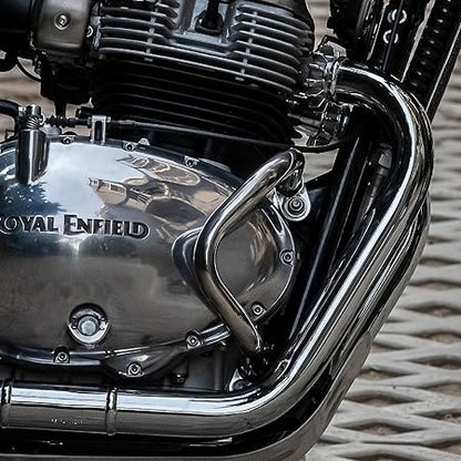 Royal Enfield Compact Engine Guard, Stainless Steel For Interceptor 650 ,Continental GT 650