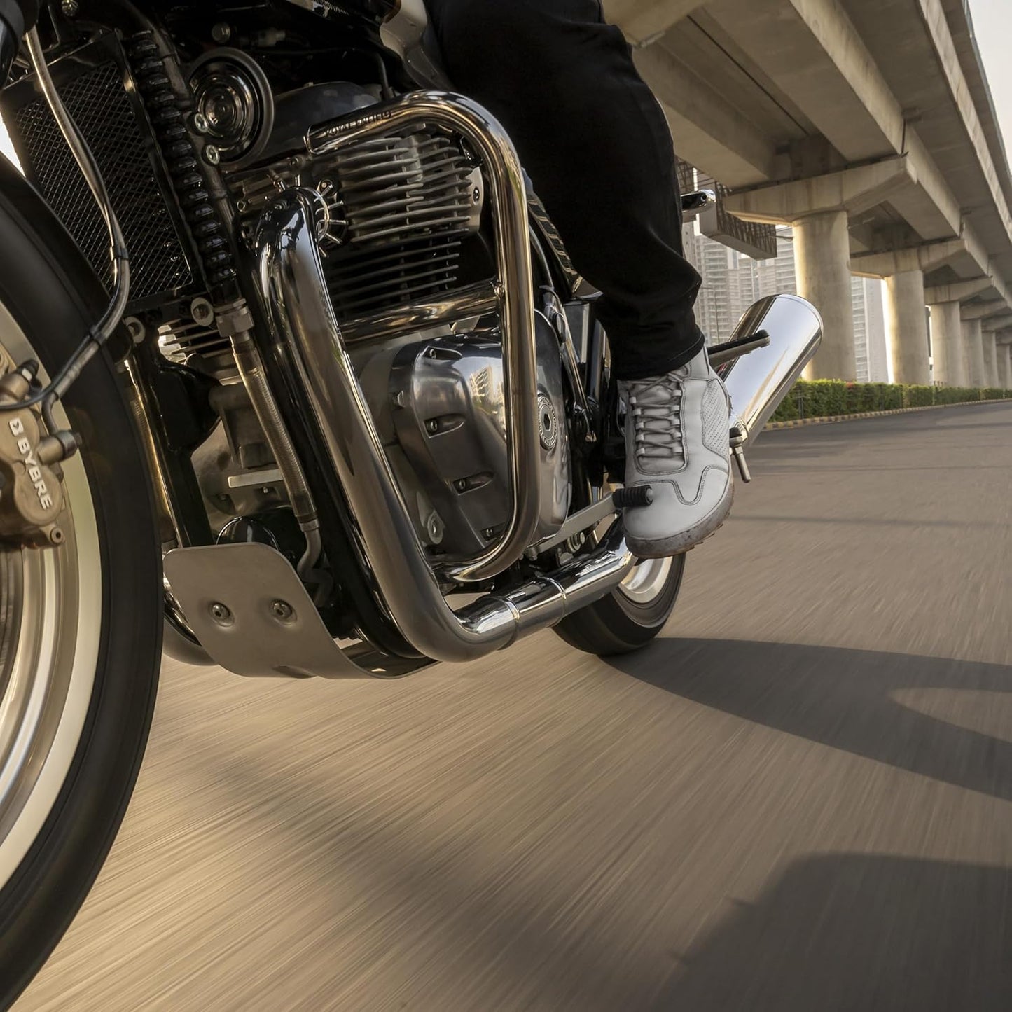 Royal Enfield Large Engine Guard, Stainless Steel for Interceptor 650 ,Continental GT 650