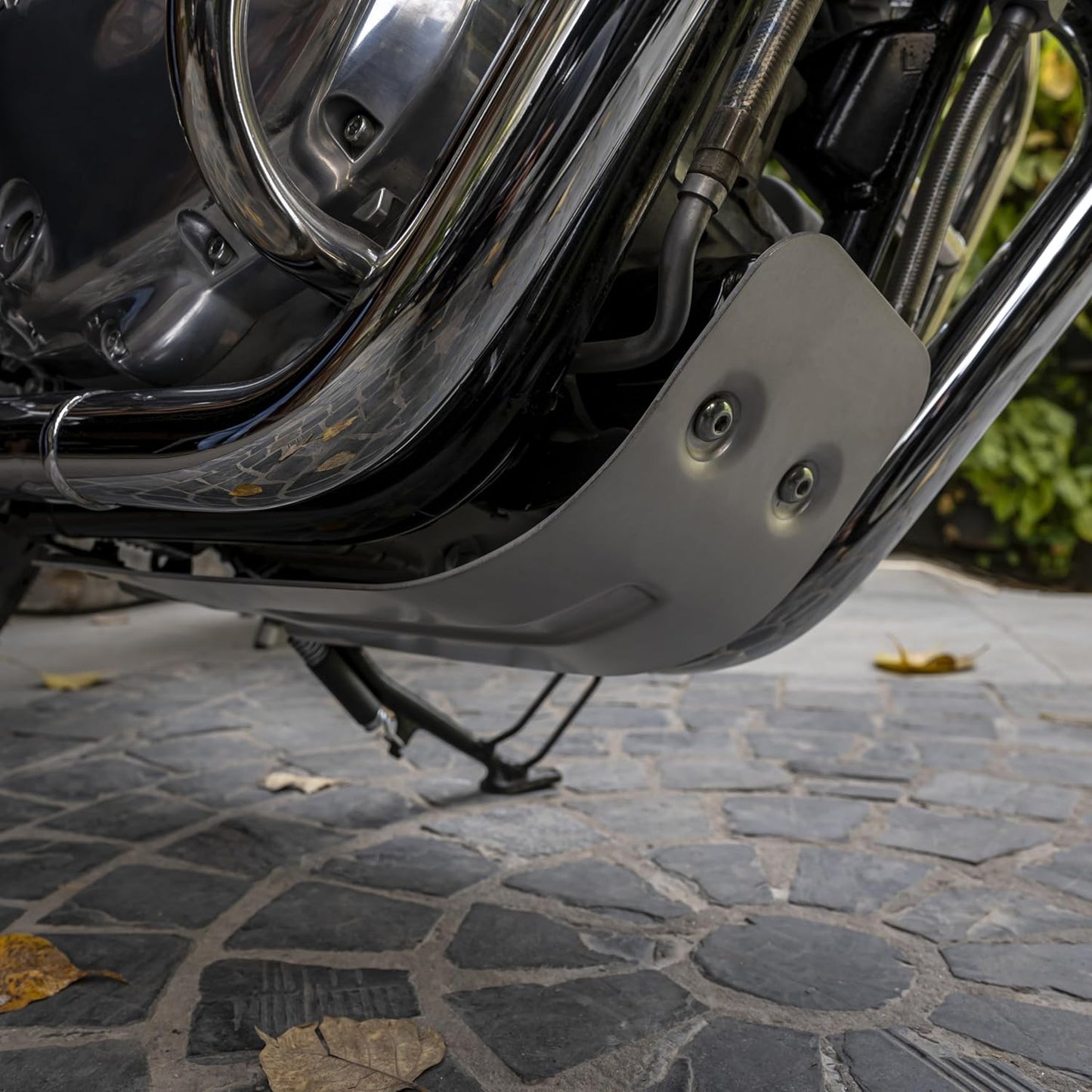 Royal Enfield Silver Sumpguard For Interceptor & Continental GT 650
