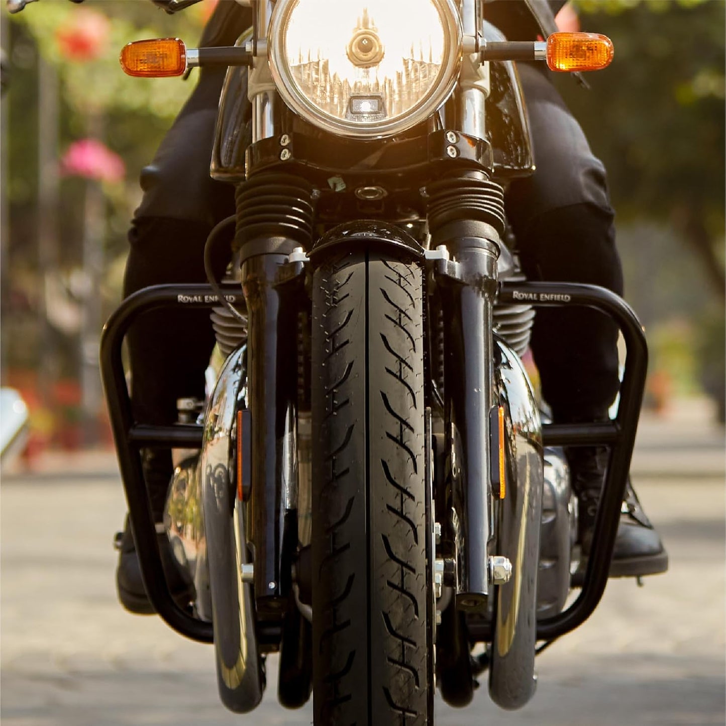 Royal Enfield Large Engine Guard, Black for Interceptor 650 & Continental GT 650