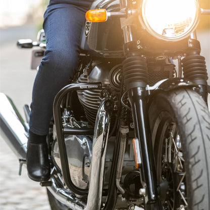 Royal Enfield Large Engine Guard, Black for Interceptor 650 & Continental GT 650