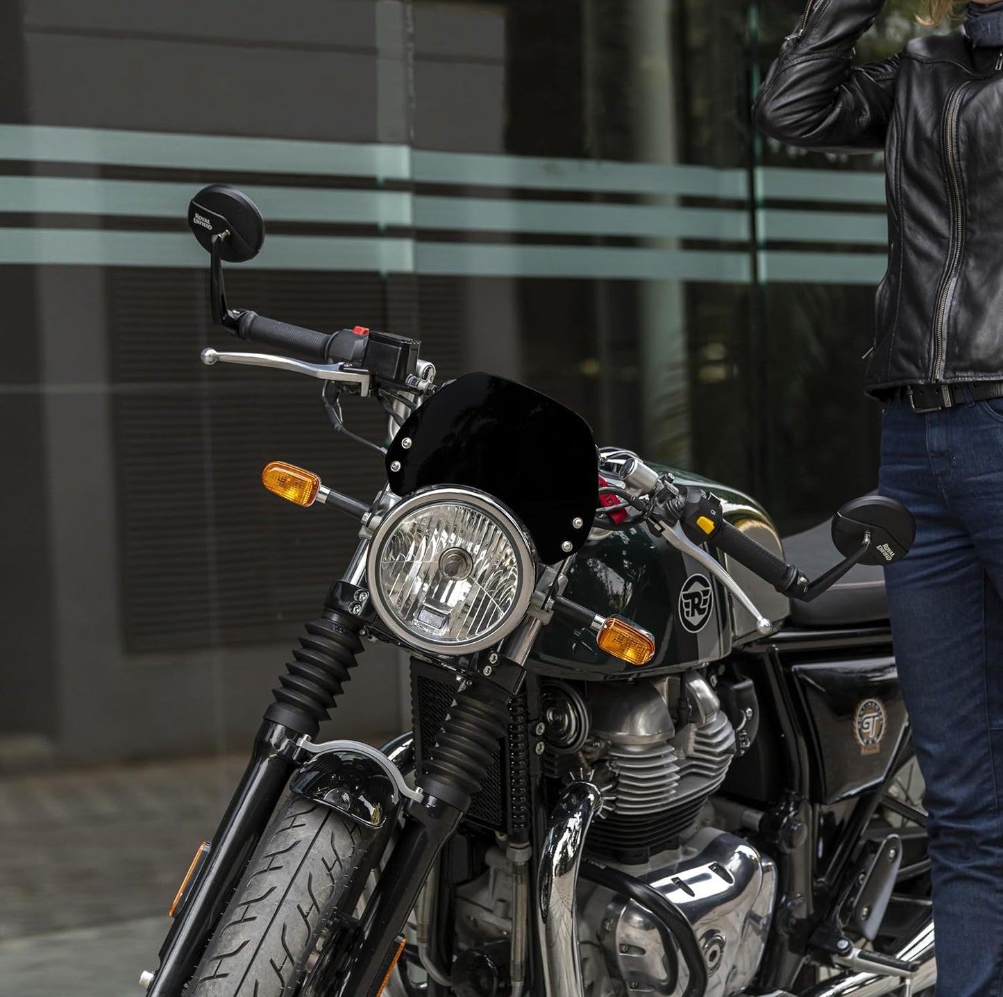 Royal Enfield Black Magic Flyscreen For Continental Gt & Interceptor 650