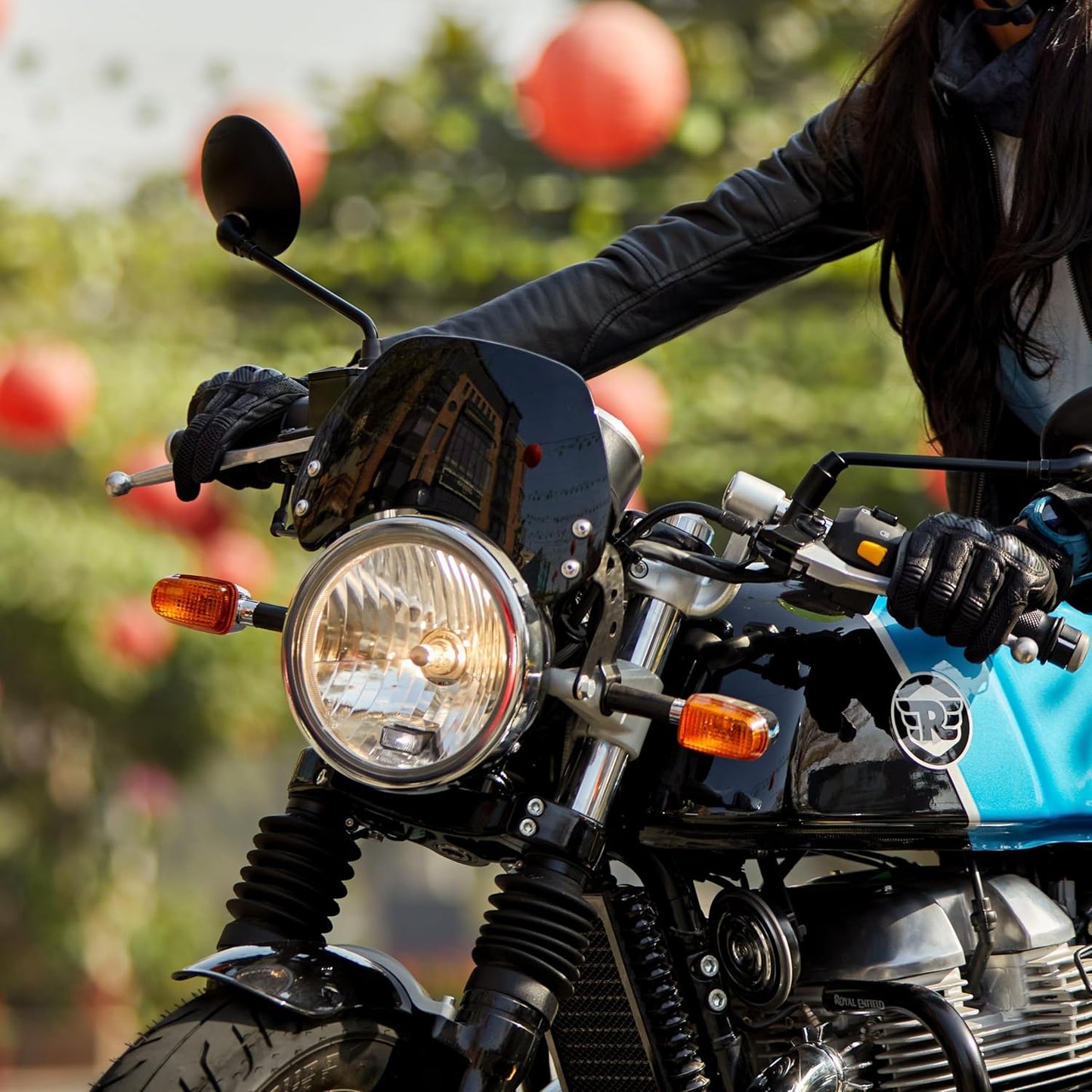 Royal Enfield Black Magic Flyscreen For Continental Gt & Interceptor 650