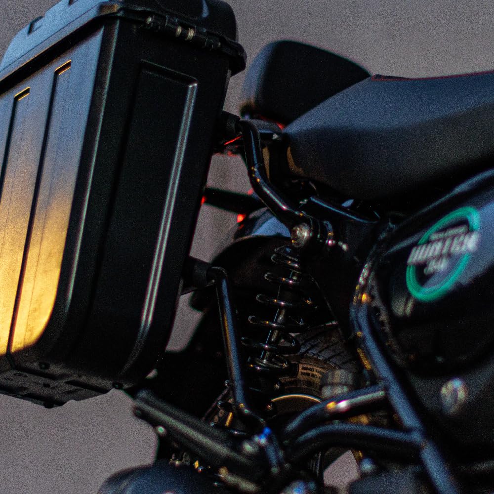 Royal Enfield Black Commuter Pannier Rail for Hunter 350