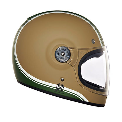 Royal Enfield FF Drifter V2 Big Stripe Matt Desert Storm Helmet