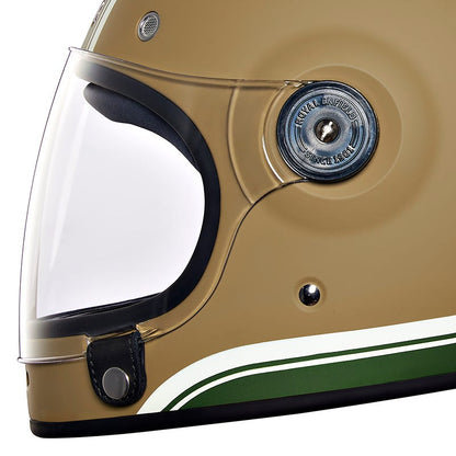 Royal Enfield FF Drifter V2 Big Stripe Matt Desert Storm Helmet