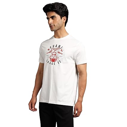 ROYAL ENFIELD GHANI CLASSIC LAAGE SE TSHIRT WHITE
