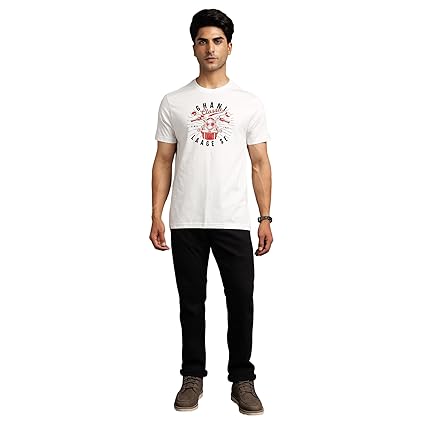 ROYAL ENFIELD GHANI CLASSIC LAAGE SE TSHIRT WHITE