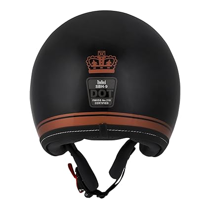 Royal Enfield J1B Chopper Helmet Black