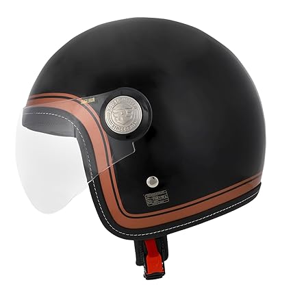Royal Enfield J1B Chopper Helmet Black