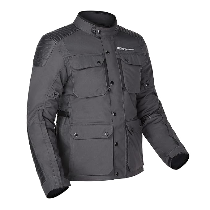 ROYAL ENFIELD KHARDUNGLA V2 RIDING JACKET GREY