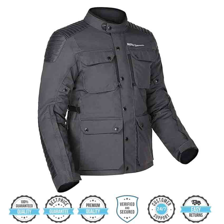 ROYAL ENFIELD KHARDUNGLA V2 RIDING JACKET GREY