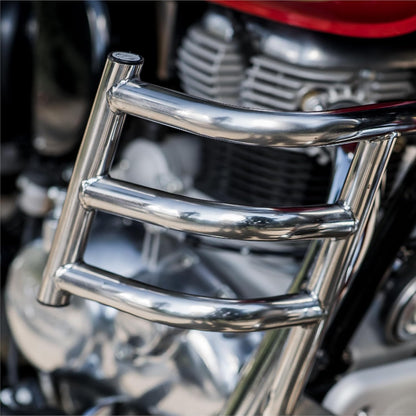 Royal Enfield Silver Airfly Engine Guard For Meteor 350, New Classic Reborn & New Bullet 350