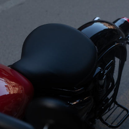 Royal Enfield Black Low Ride Rider Seat New Classic 350 Reborn