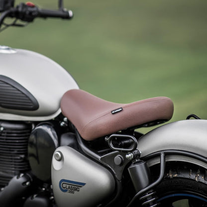 Royal Enfield Brown Low Ride Rider Seat New Classic 350 Reborn