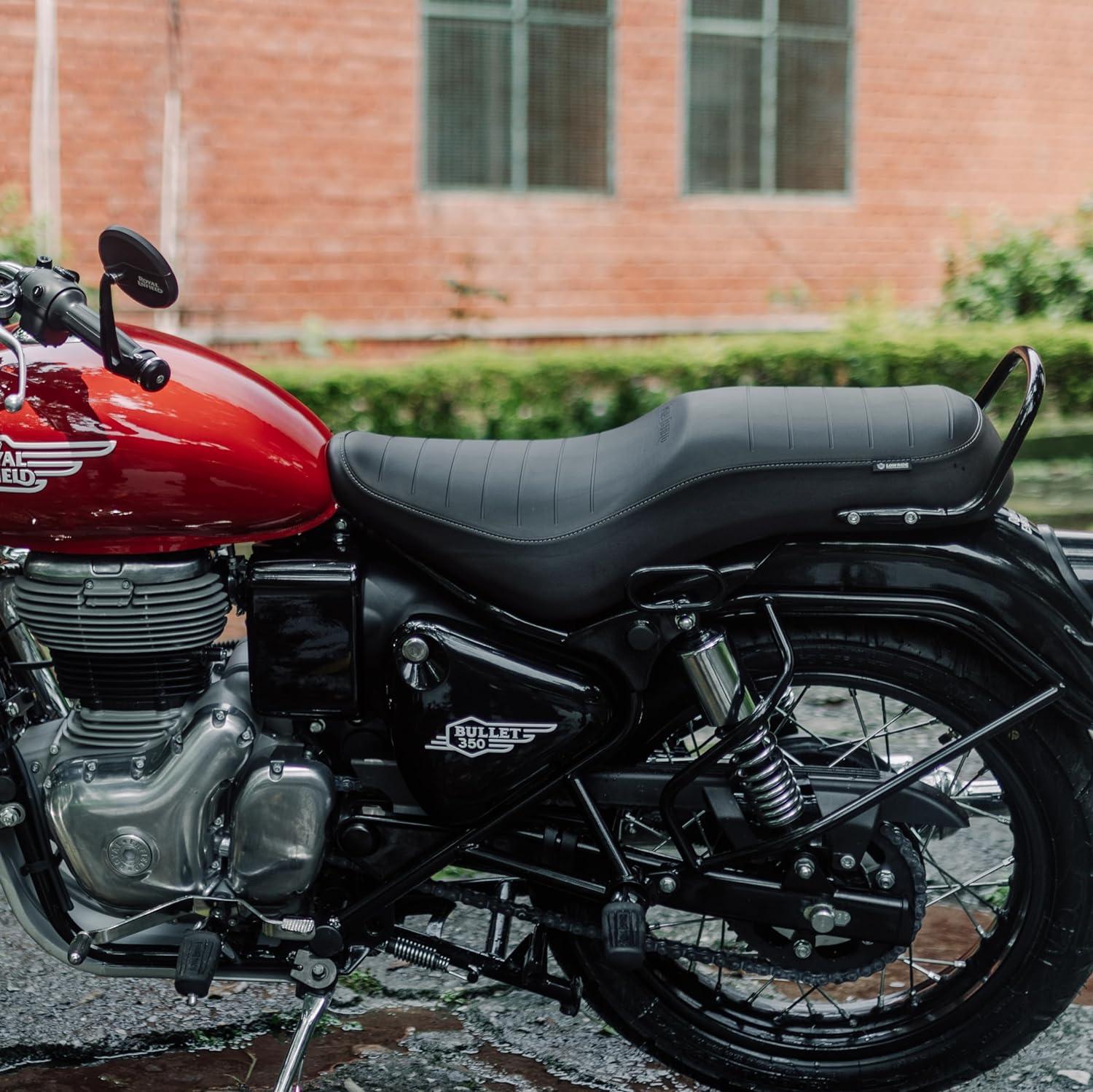 Royal Enfield Black Low Ride Dual Seat for New Bullet 350