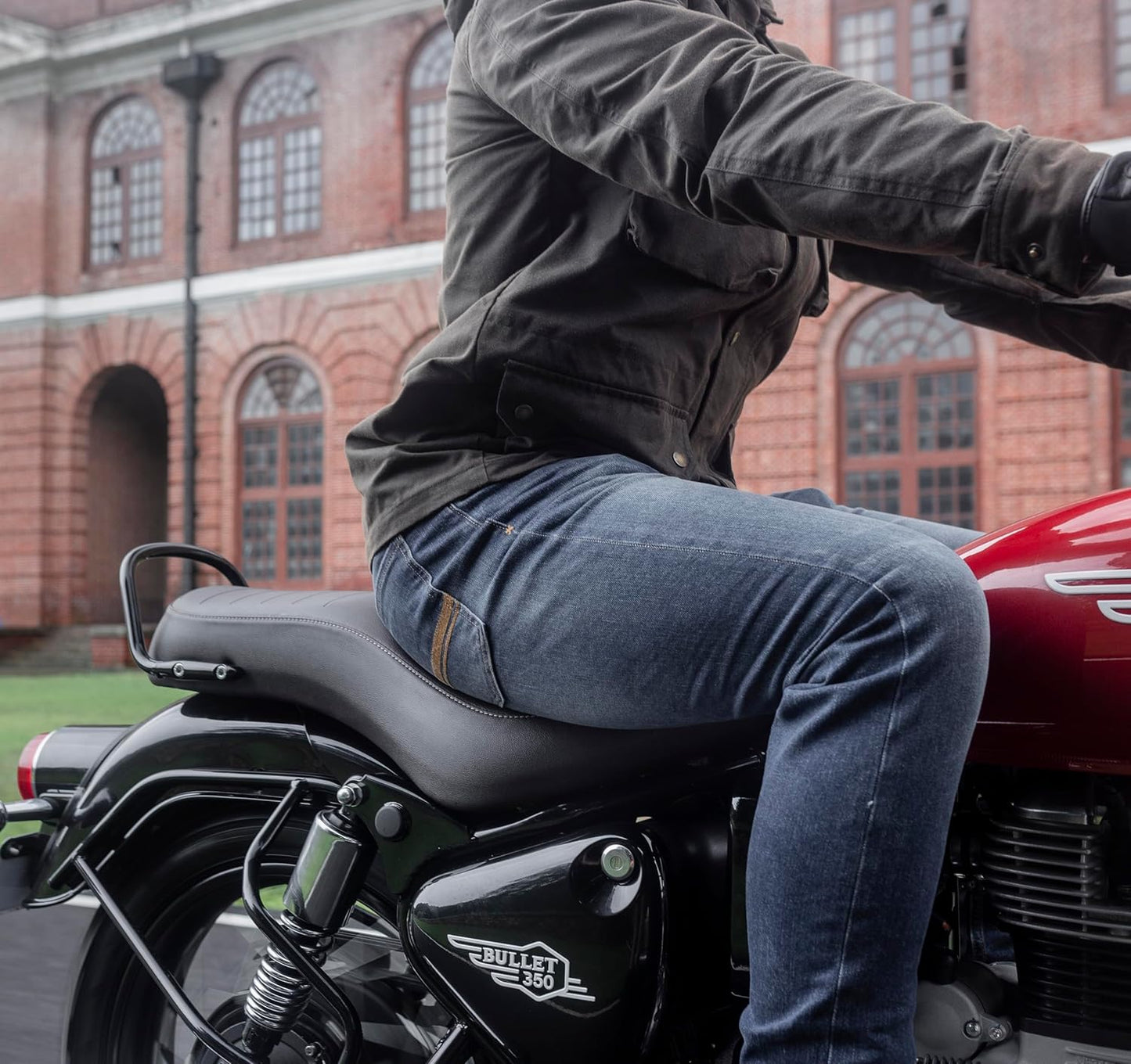 Royal Enfield Black Low Ride Dual Seat for New Bullet 350