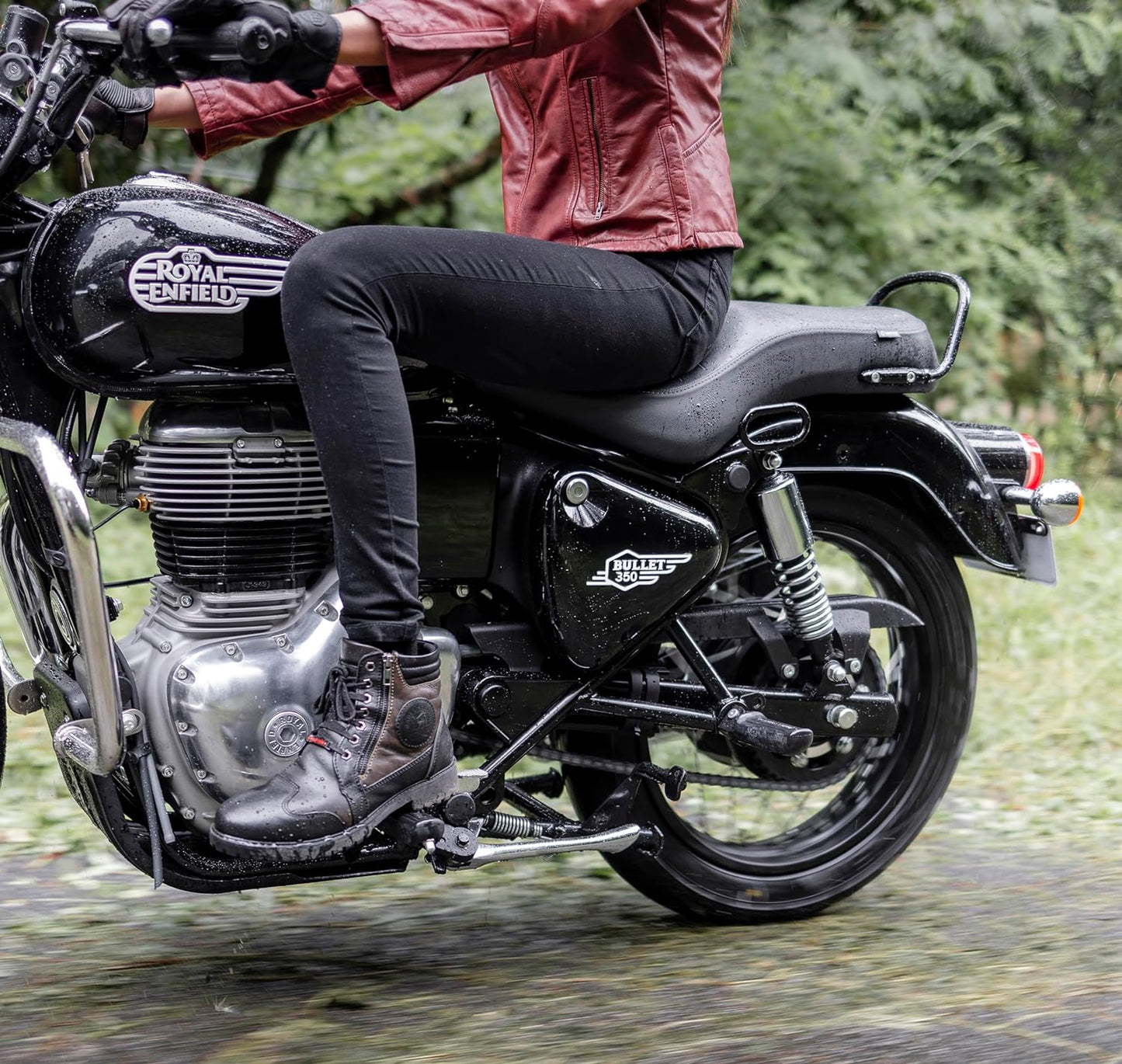 Royal Enfield Black Low Ride Dual Seat for New Bullet 350
