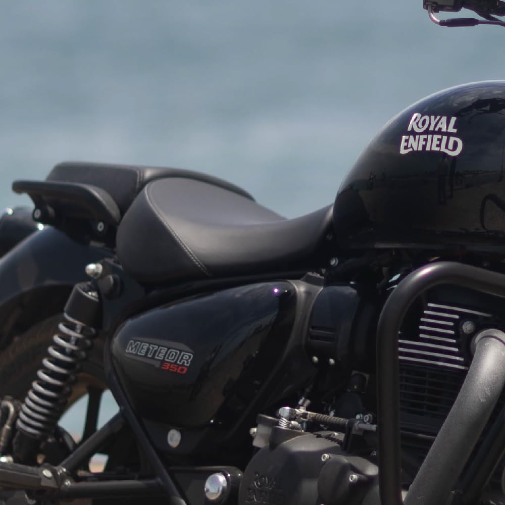 Royal Enfield Black Low Ride Rider Seat for Meteor 350