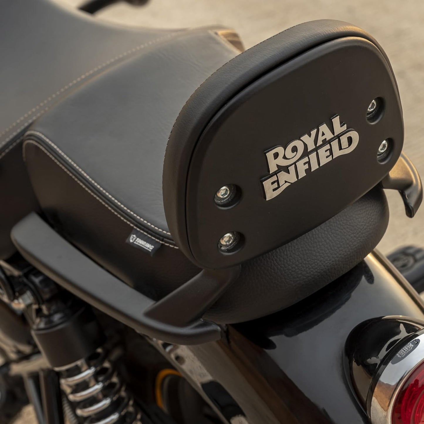 Royal Enfield Black Touring Passenger Seat for Meteor 350