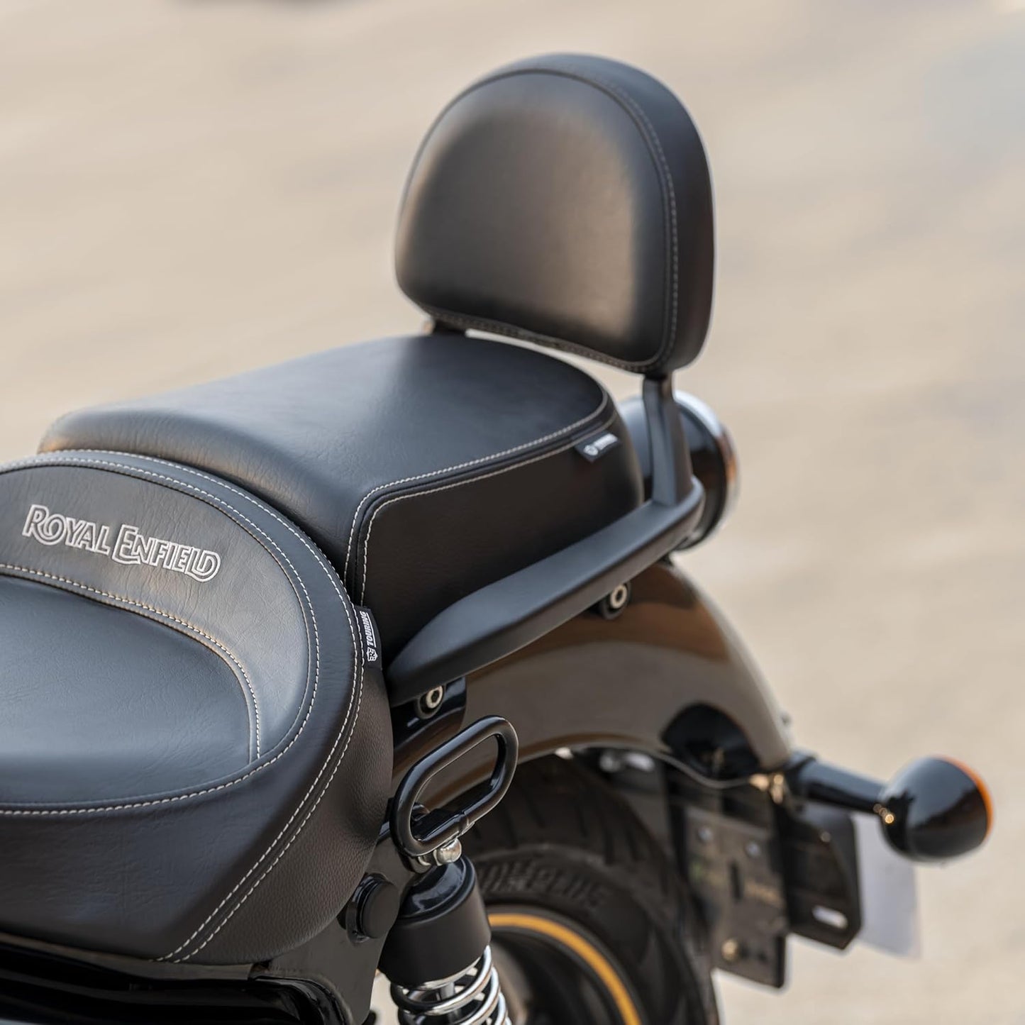 Royal Enfield Black Touring Passenger Seat for Meteor 350