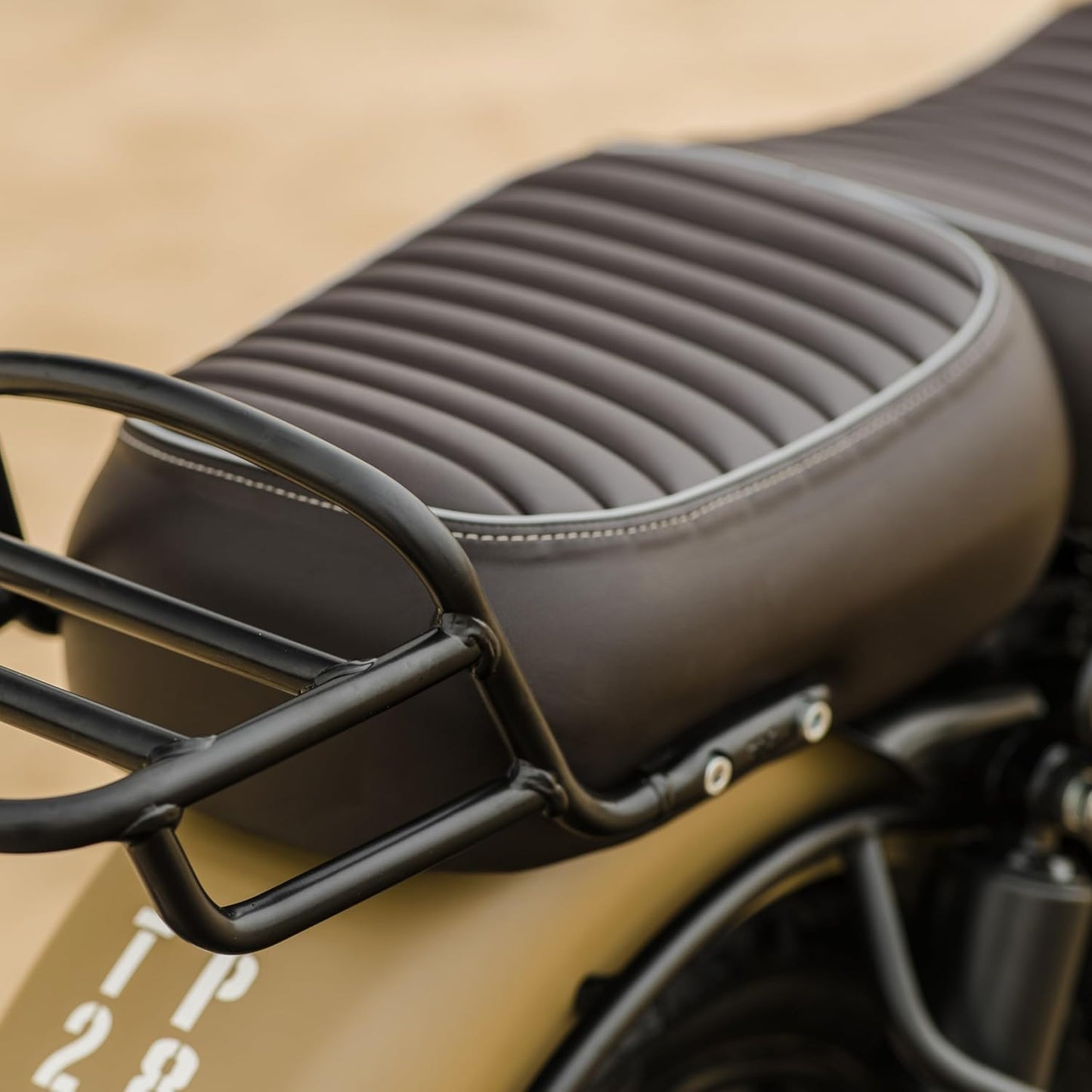 Royal Enfield  Brown Touring Passenger Seat For New Classic 350 Reborn