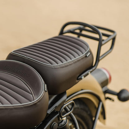 Royal Enfield  Brown Touring Passenger Seat For New Classic 350 Reborn