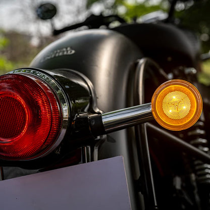 Royal Enfield Silver LED Indicators For New Classic 350 Reborn & New Bullet 350