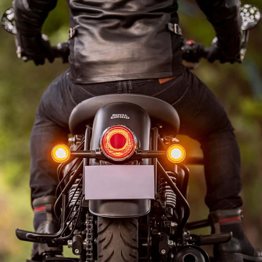 Royal Enfield Black LED Indicators For New Classic 350 Reborn & New Bullet 350