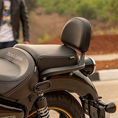 Royal Enfield Black Passenger Backrest Mounts For Meteor 350