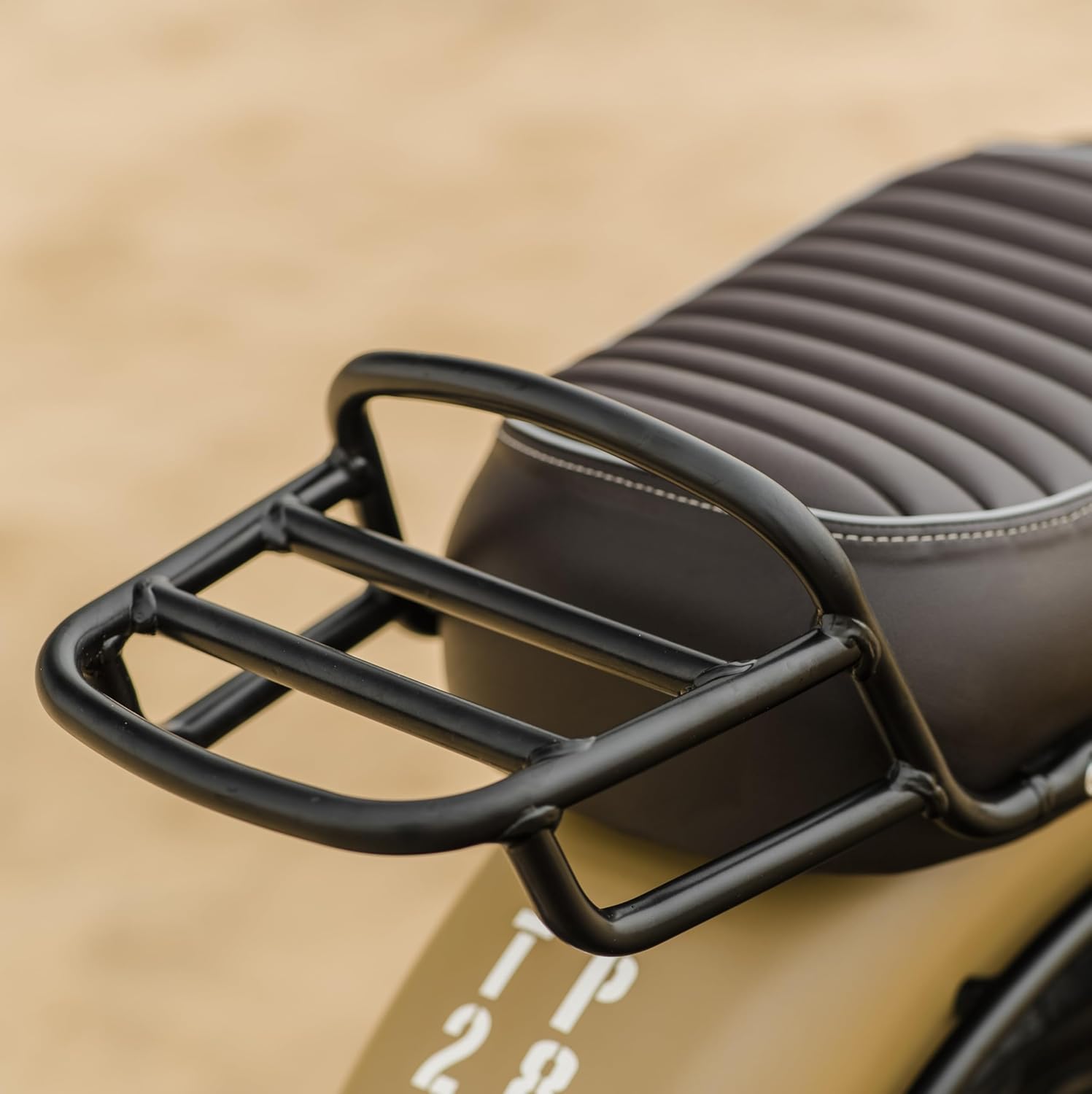 Royal Enfield Rear Rack Black For New Classic 350 Reborn