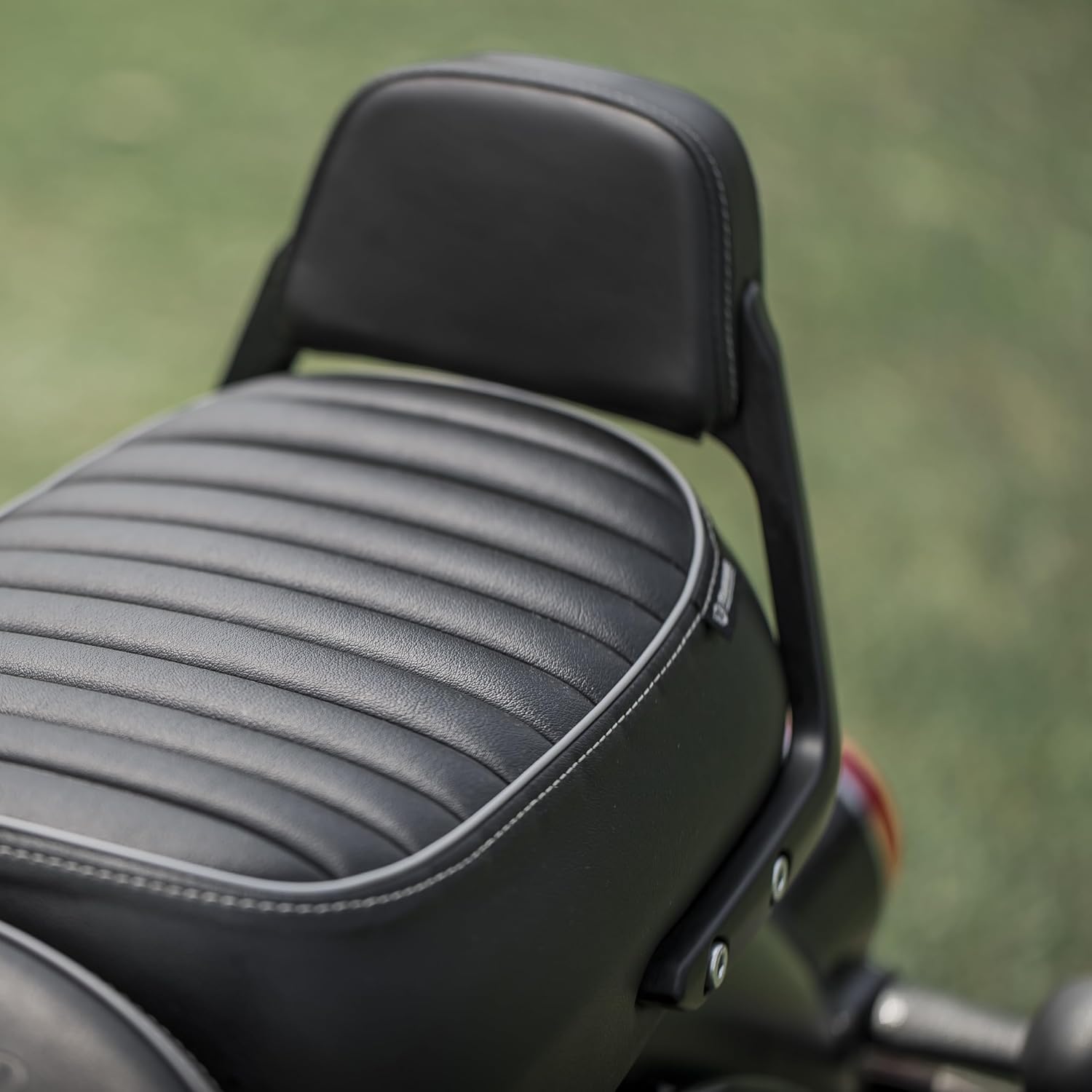 Royal Enfield Black Passenger Backrest Pad For Classic 350 Reborn