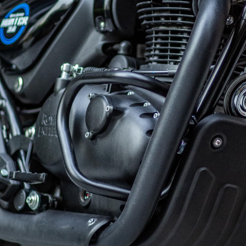 Royal Enfield Black Compact Engine Guards for Hunter 350