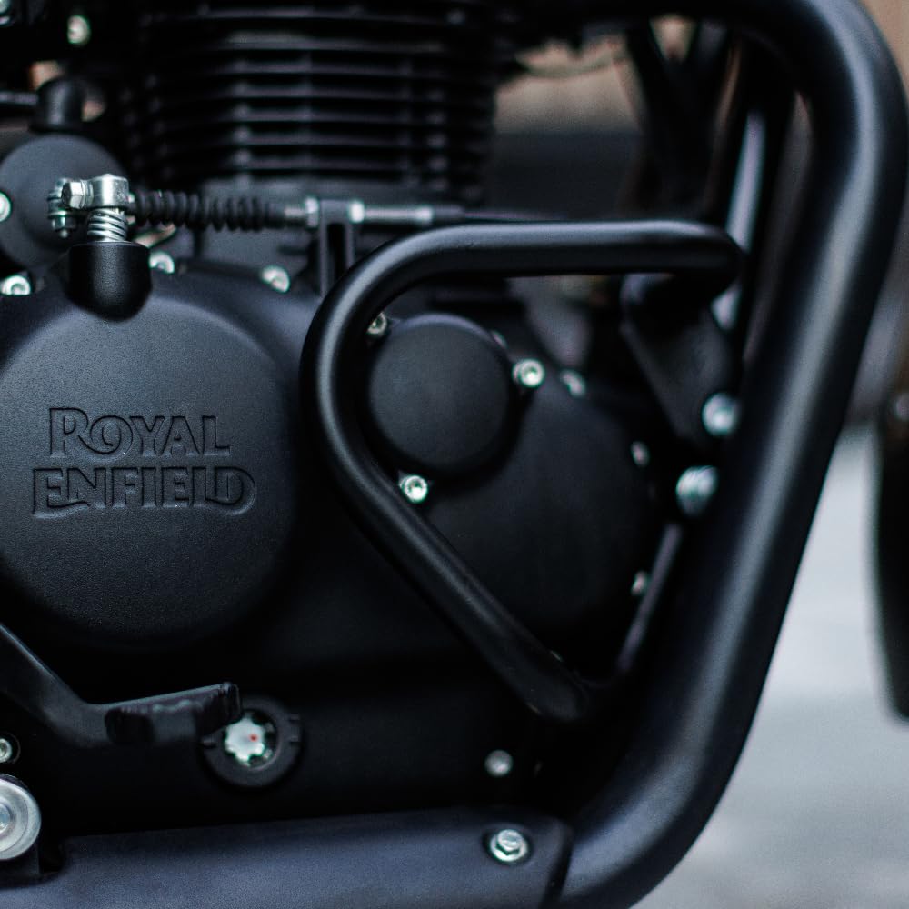 Royal Enfield Black Compact Engine Guards for Hunter 350