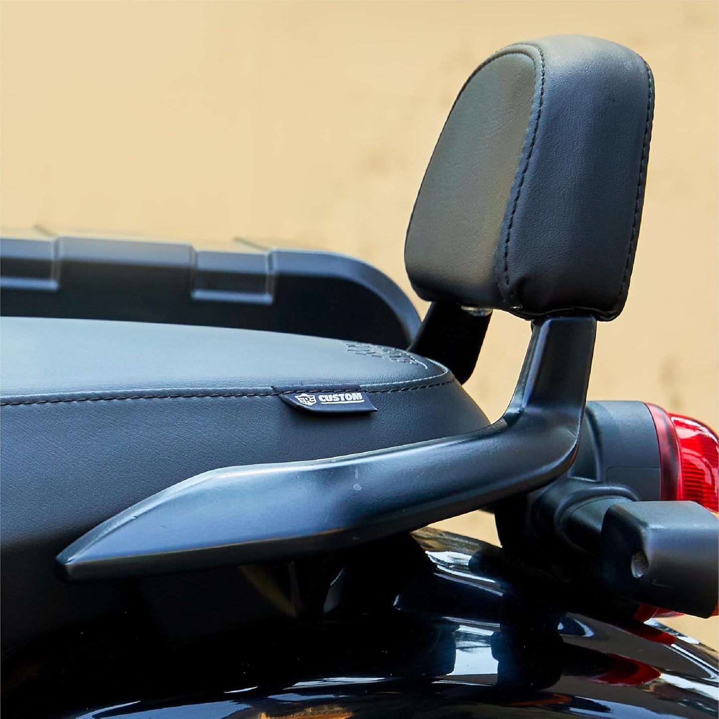 Royal Enfield Black Passenger Backrest Mounts for Hunter 350