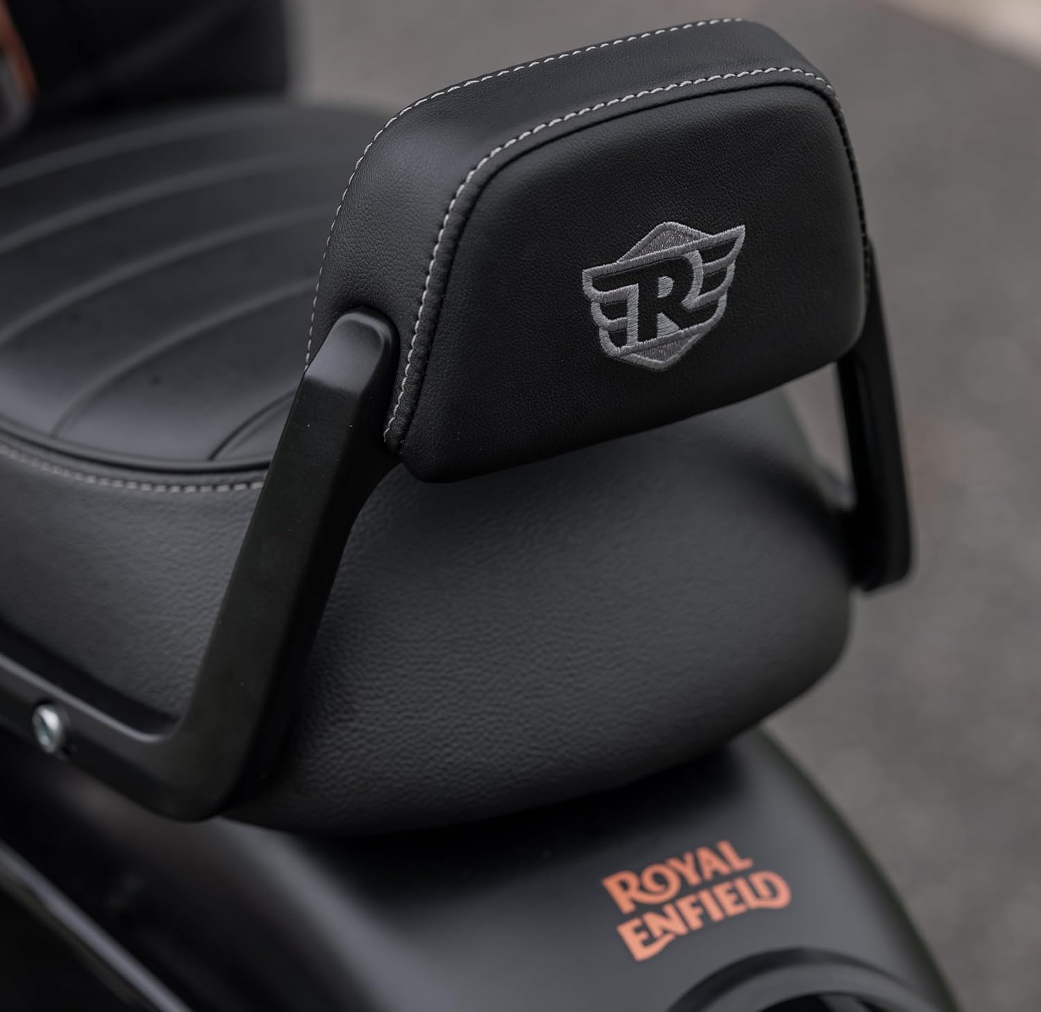 Royal Enfield Black Passenger Backrest Mounts for New Bullet 350