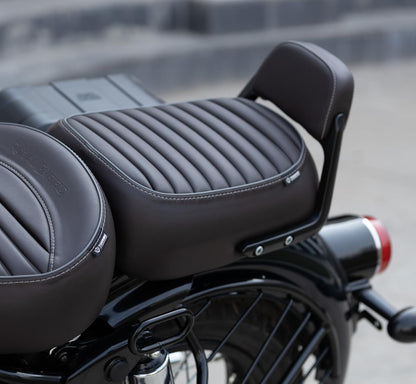 Royal Enfield Brown Passenger Backrest Pad for New Classic 350 Reborn & New Bullet 350
