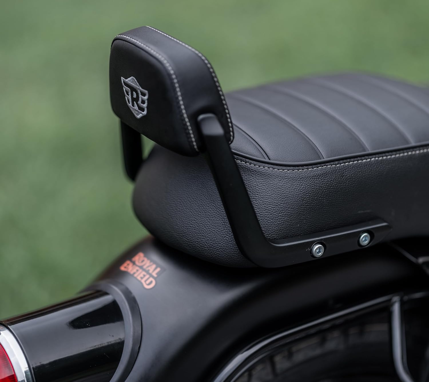 Royal Enfield Black Passenger Backrest Pads For New Bullet 350