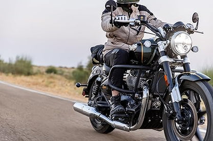 Royal Enfield Black Airfly Evo Engine Guards for Super Meteor 650 & Shotgun 650