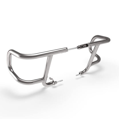 Royal Enfield Silver Airfly Evo Engine Guards for Super Meteor 650