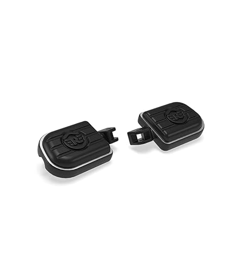 Royal Enfield Black Deluxe Rider Footpegs for Super Meteor 650