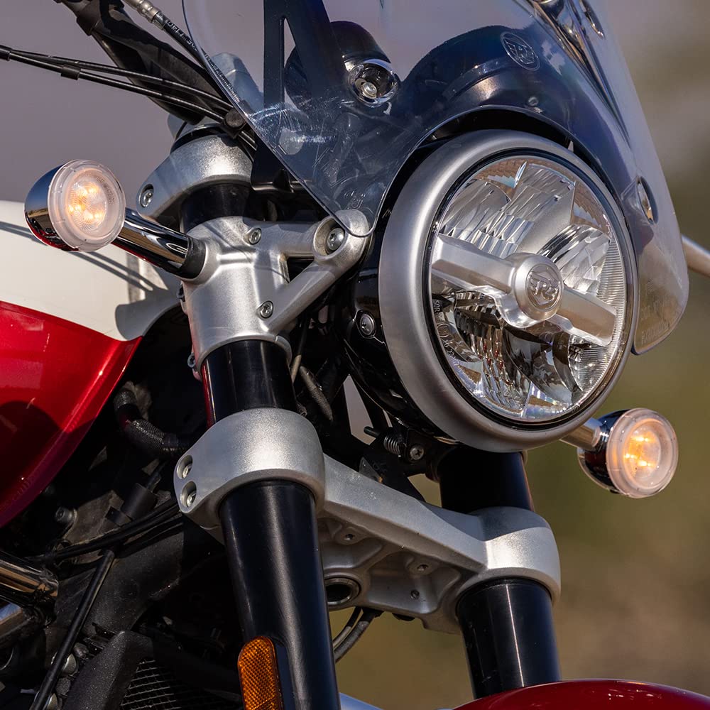 Royal Enfield Silver Led Indicators for Super Meteor 650 and Shotgun 650