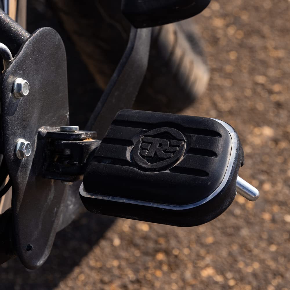 Royal Enfield Black Deluxe Pillion Footpegs for Super Meteor 650 and Shotgun 650