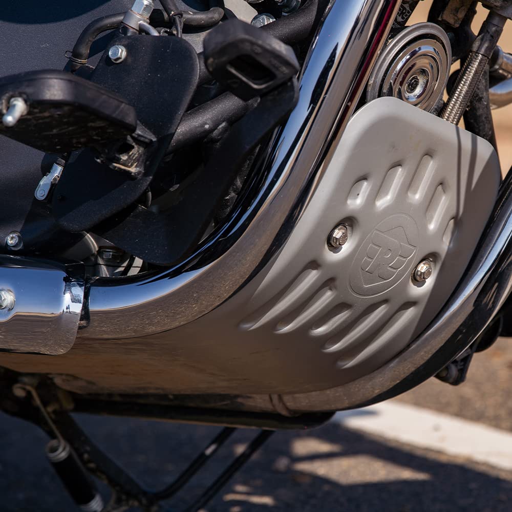 Royal Enfield  Silver Sumpguard for Super Meteor 650 and Shotgun 650
