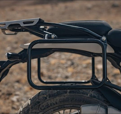 Royal Enfield Black Adventure Pannier Rails for New Himalayan 450
