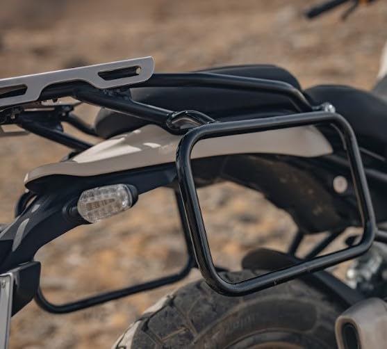 Royal Enfield Black Adventure Pannier Rails for New Himalayan 450