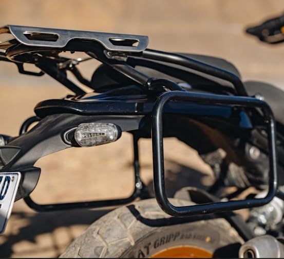 Royal Enfield Black Adventure Pannier Rails for New Himalayan 450