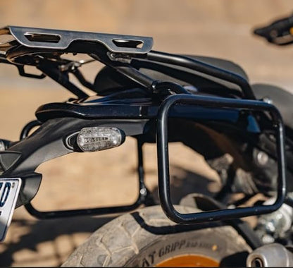 Royal Enfield Black Adventure Pannier Rails for New Himalayan 450