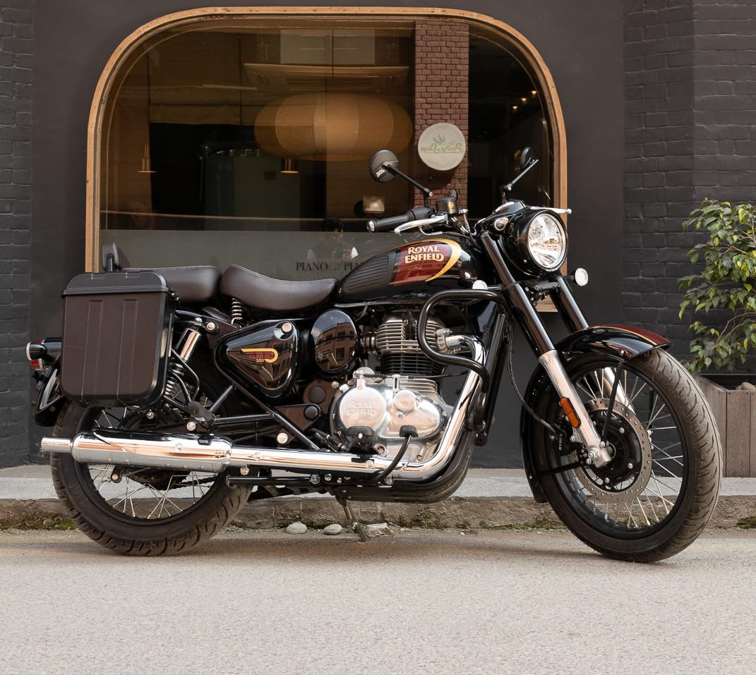 Royal Enfield Black Sumpguard for New Classic 350 Reborn, New Bullet 350 & Meteor 350