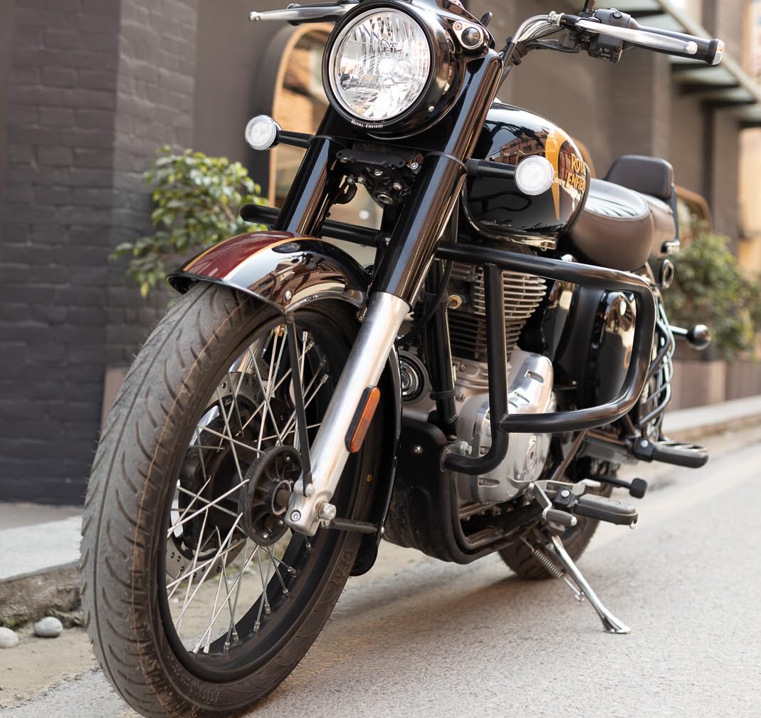Royal Enfield Black Sumpguard for New Classic 350 Reborn, New Bullet 350 & Meteor 350